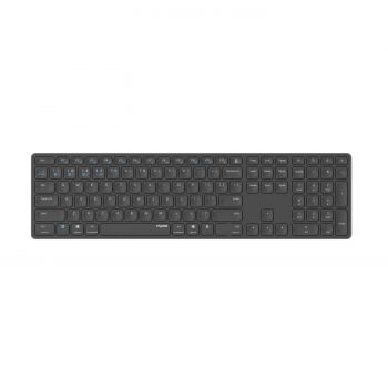Безжична клавиатура Rapoo E9800M, X-структурна, Multi-mode, Bluetooth, 2.4 GHz, Черен