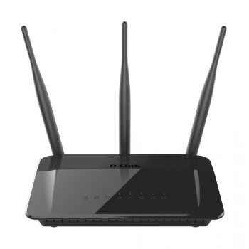 Безжичен рутер D-LINK DIR-809, Двубандов AC750, 10/100