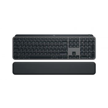 Kлавиатура Logitech MX Keys S, Bluetooth, Illuminated, Подложка за китка, Черна
