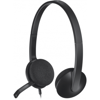 Слушалки с микрофон Logitech H340, USB
