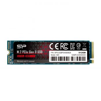 Solid State Drive (SSD) Silicon Power P34A80 M.2-2280 PCIe Nvme 512GB