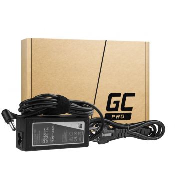 Захранване за лаптоп GREEN CELL, PRO Charger / AC Adapter 19V 3.42A 65W for Asus R510C R510L R556L X550C X550L Toshiba Satellite C650 L750 5.5mm-2.5mm