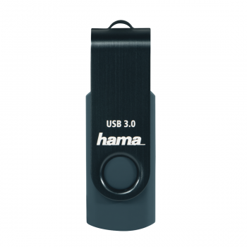 USB памет HAMA Rotate, 256GB, 90 MB/s, Петролно синьо