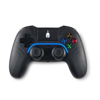 Безжичен геймпад Spartan Gear Aspis 4, за PC и PS4, Черен