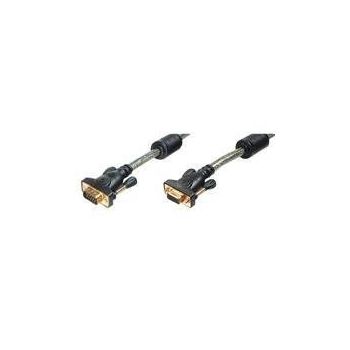 XGA Monitor extension cable, HD15, 2xferri 10.00m