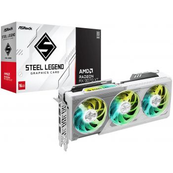 Видео карта ASROCK Video Card AMD Radeon RX 9070 XT Steel Legend 16GB