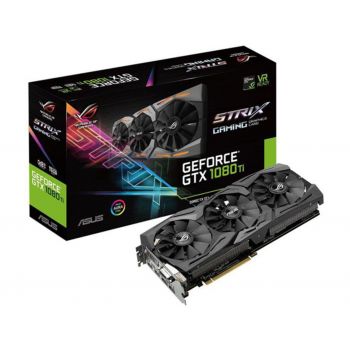 Видео карта втора употреба  ASUS GeForce ROG STRIX GTX 1080 Ti GAMING 11GB GDDR5X, 352bit