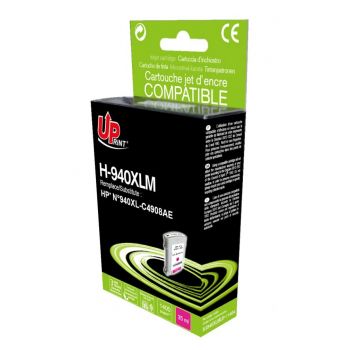Мастилница UPRINT  C4908 HP, Magenta - LF-INK-HP-C4908AE-UP