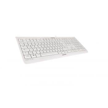 Стандартна клавиатура CHERRY KC 1000 Бял Жично USB