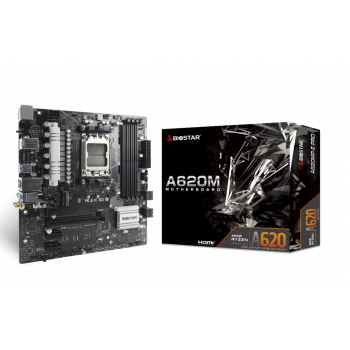 Дънна платка Biostar A620MP-E Pro Socket AM5 DDR5 Micro ATX