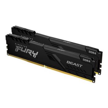 Памет за настолен компютър Kingston 32gb 3200mhz Ddr4 Cl16 Dimm Kit Of 1gx8 Fury Beast Black KF432C16BB1K2/32