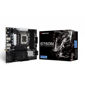 Дънна платка Biostar B760MX2-E Pro D4 LGA1700 Micro ATX