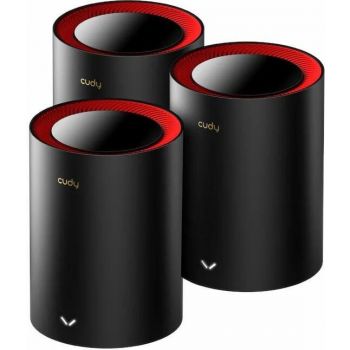 Безжична MESH система Cudy M3000, 3 броя, AX3000 Dual Band, 2.4/5 GHz, 574 -  2402 Mbps