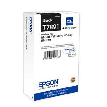 Консуматив за принтер EPSON  DURABrite™ Ultra, T789, Singlepack, 65ml Черен