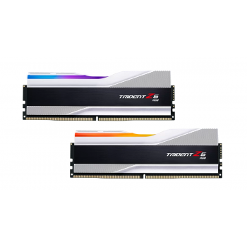 Памет G.SKILL Trident Z5 RGB White 64GB(2x32GB) DDR5 PC5-48000 6400MHz CL32 F5-6400J3239G32GX2-TZ5RS