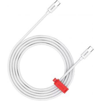 Кабел CANYON cable CC100AB C-C 100W Braided 2m White
