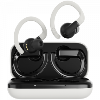 Слушалки CANYON headset OnRun 11 Sport Wireless charge White