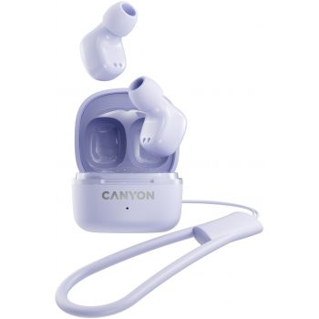Слушалки CANYON headset OnGo 4 mini TWS Purple