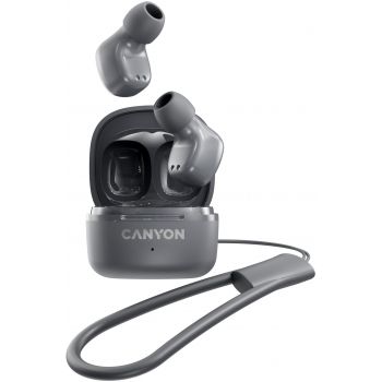 Слушалки CANYON headset OnGo 4 mini TWS Gray