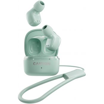 Слушалки CANYON headset OnGo 4 mini TWS Green