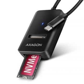Адаптер AXAGON ADM2-CM USB-C 3.2 Gen2 - 1x NVMe/SATA SDD Adapter