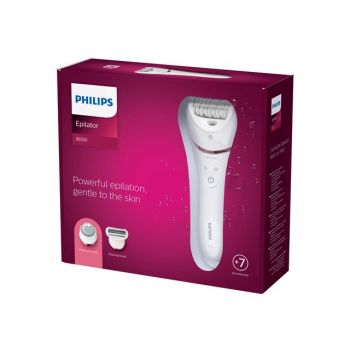 Епилатор Philips Epilator Series 8000 Wet&dry Legs And Body 7 Attachments BRE730/10