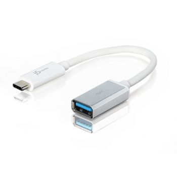 Адаптер  j5create JUCX05, USB-C 3.1 мъжко - USB-A женско 5Gb/s, 90см