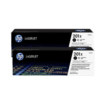 Консуматив за принтер HP 201X 2-pack High Yield Black Original LaserJet Toner Cartridges