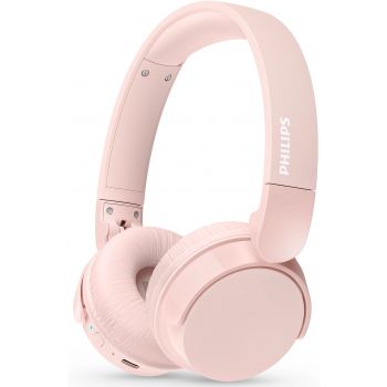 Слушалки PHILIPS Wireless On Ear Headphone with mic 32mm drivers/closed-back pink TAH4209PK/00
