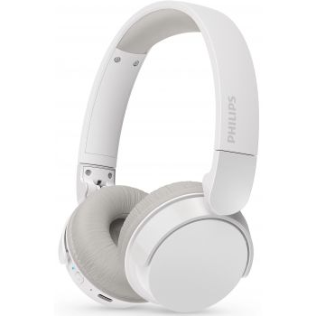 Слушалки PHILIPS Headphones with mic up to 25 hours playtime white TAH3209WT/00
