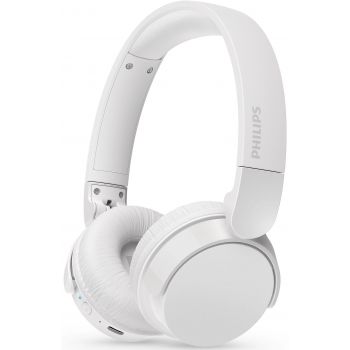 Слушалки PHILIPS Wireless On Ear Headphone with mic 32mm drivers/closed-back white TAH4209WT/00