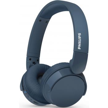 Слушалки PHILIPS Wireless On Ear Headphone with mic 32mm drivers/closed-back blue TAH4209BL/00