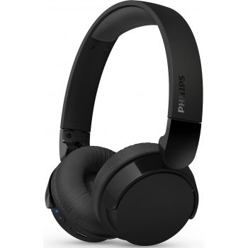 Слушалки PHILIPS Headphones with mic up to 25 hours playtime black TAH3209BK/00