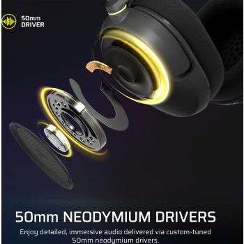 Геймърски слушалки CORSAIR HS35 V3 Black Wireless