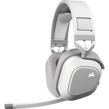 Геймърски слушалки Corsair HS80 MAX Wireless Headset, White - EU