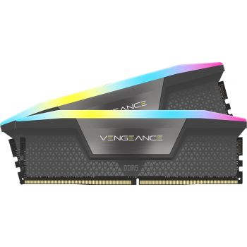 Памет за настолен компютър CORSAIR VENGEANCE RGB DDR5 48GB (2 x 24GB) DDR5 6000 CL30-36-36-76 1.40V ...