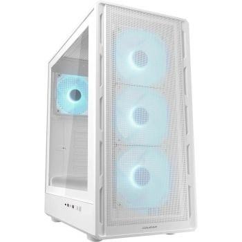 Кутия за компютър COUGAR GAMING COUGAR AIRFACE PURE PRO PC Case, Mid Tower, White