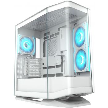 Кутия за компютър COUGAR GAMING COUGAR FV270 RGB PC Case, Mid tower, White