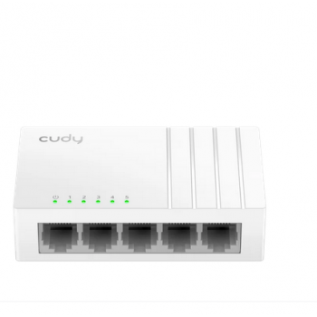 Суич Cudy GS105U, 5 портов, 10/100/1000, Auto-MDI/MDIX, USB-C Port