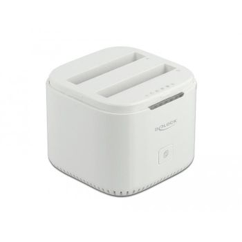 Станция Delock USB-C, За 2 x 2.5&Prime; SATA HDD / SSD, Клониране