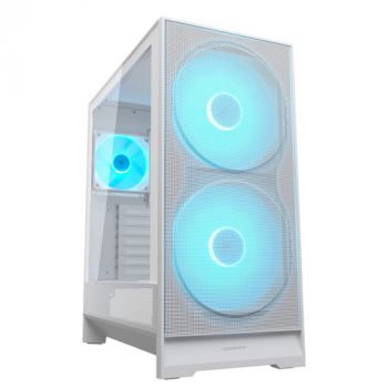 Кутия за компютър COUGAR GAMING COUGAR AIRFACE 180 PC Case, Mid Tower, White