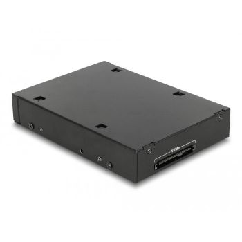 Чекмедже Delock 3.5&Prime;, За 1 x 2.5&Prime; U.2 NVMe SSD или SATA / SAS HDD / SSD, Черен