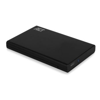 Чекмедже за твърд диск ACT AC1225, SATA, 2.5&quot;, USB-C 3.2 Gen2, Черен