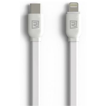 Кабел за данни USB 3.1 Type-C към Iphone Lightning, Remax RC-037a, 1м, Бял