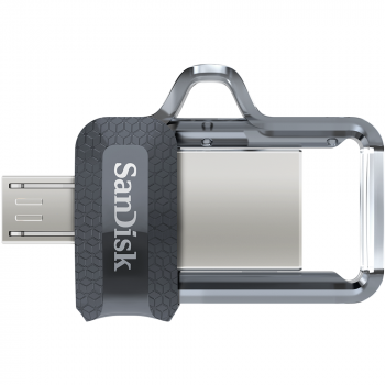USB памет SanDisk Ultra Dual Drive m3.0, 32GB, Черен OTG