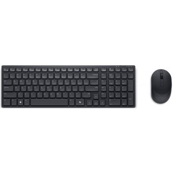 Клавиатура Dell Silent Keyboard and Mouse - KM555 - US International (QWERTY)