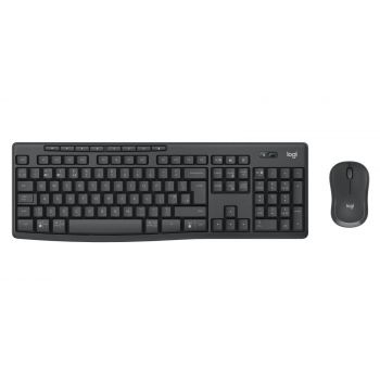 Kомплект безжични клавиатура с мишка Logitech MK370, Bluetooth, Черен