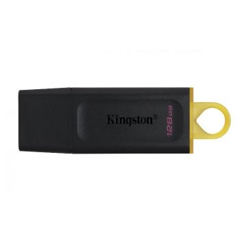USB Флаш памет KINGSTON 128 GB, USB 3.2 Gen 1, 5 Gbps, Black/Yellow