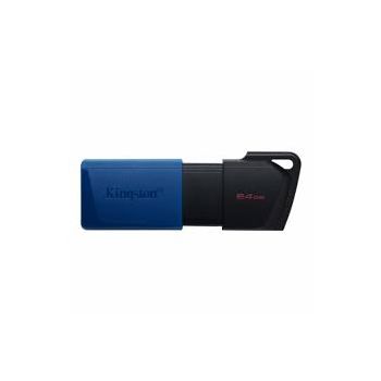 USB Флаш памет KINGSTON 64 GB, USB 3.2 Gen 1, Черен/Син