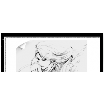 LED светеща подложка за рисуване HUION LED light pad L4SUSB, Черен